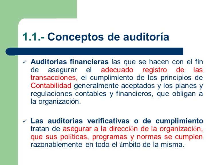Definición de Auditoria según autores » Qué es, Significado y Concepto