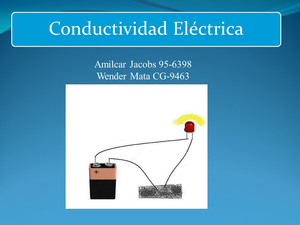 ¿Qué es la conductividad de la electricidad?