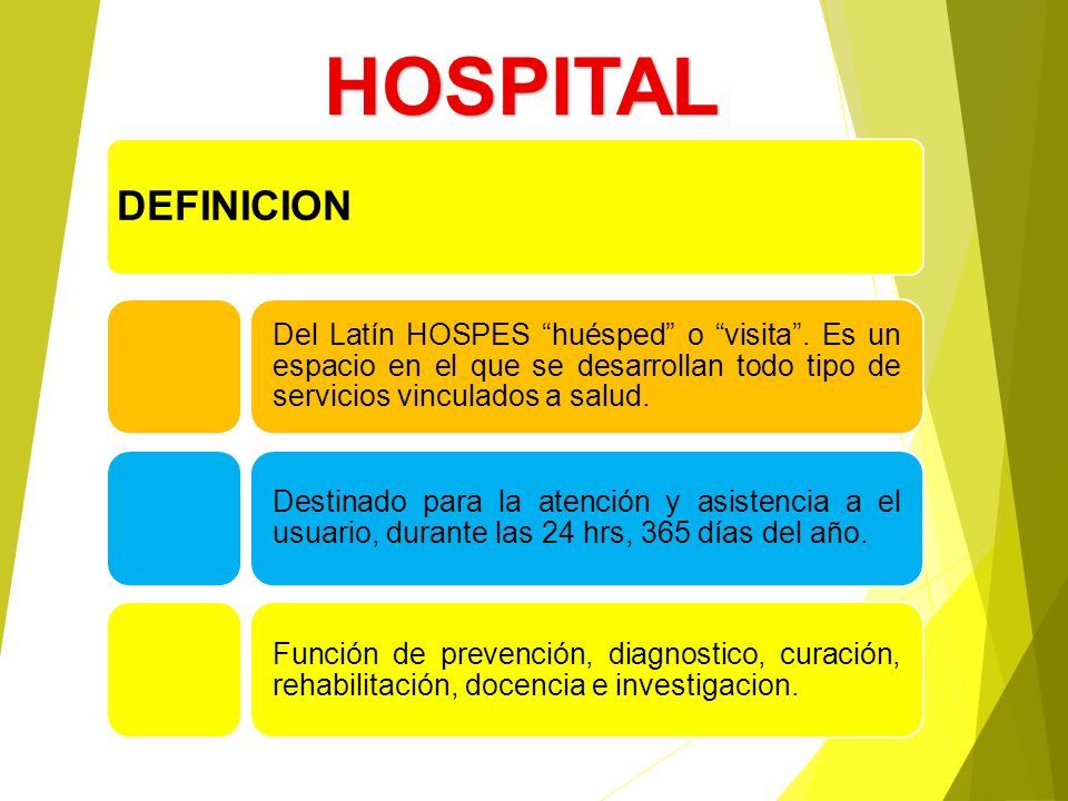 Definición de Hospital