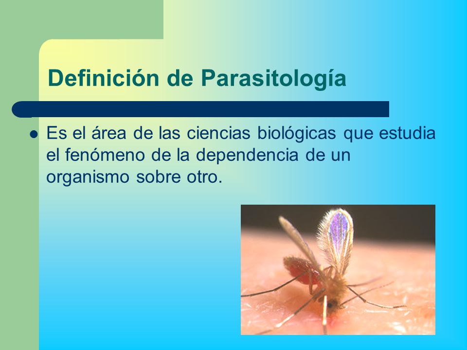 ¿Qué es parasitología concepto?