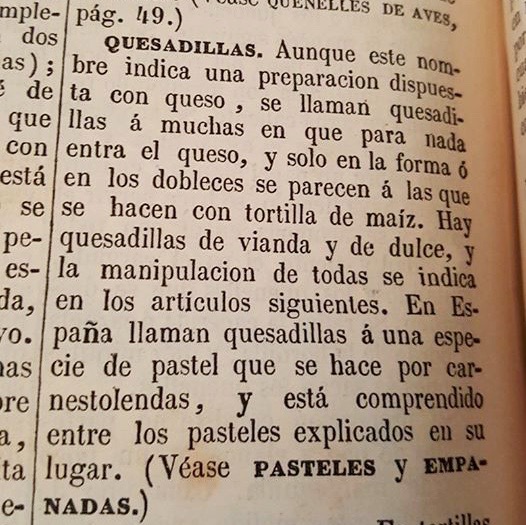 ¿Qué significa quesadillas en náhuatl?