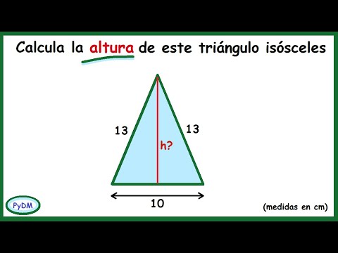 ¿Qué es la altura de un triángulo y cómo se traza?