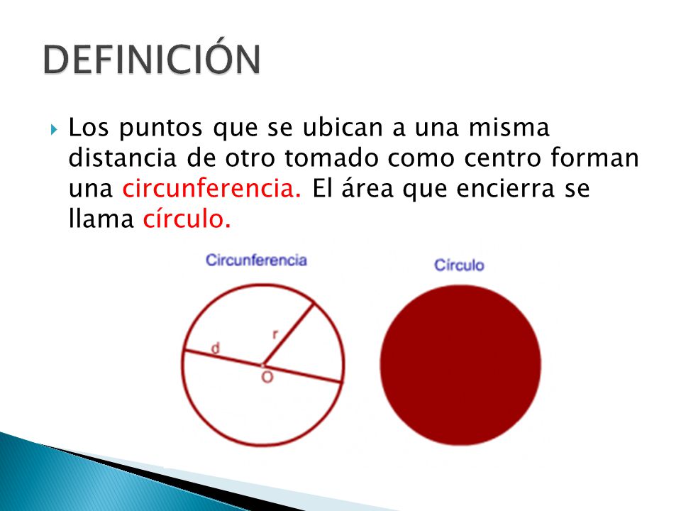 ¿Qué es el círculo y circunferencia para niños?