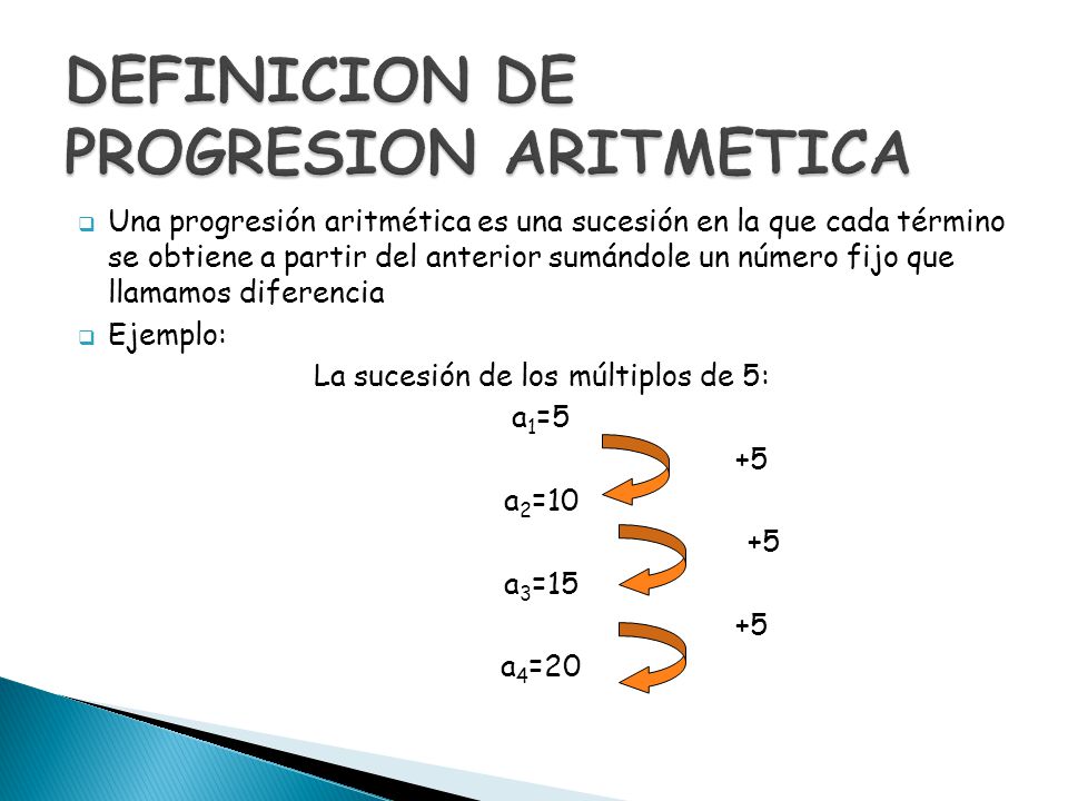 ¿Qué es la sucesión aritmética?