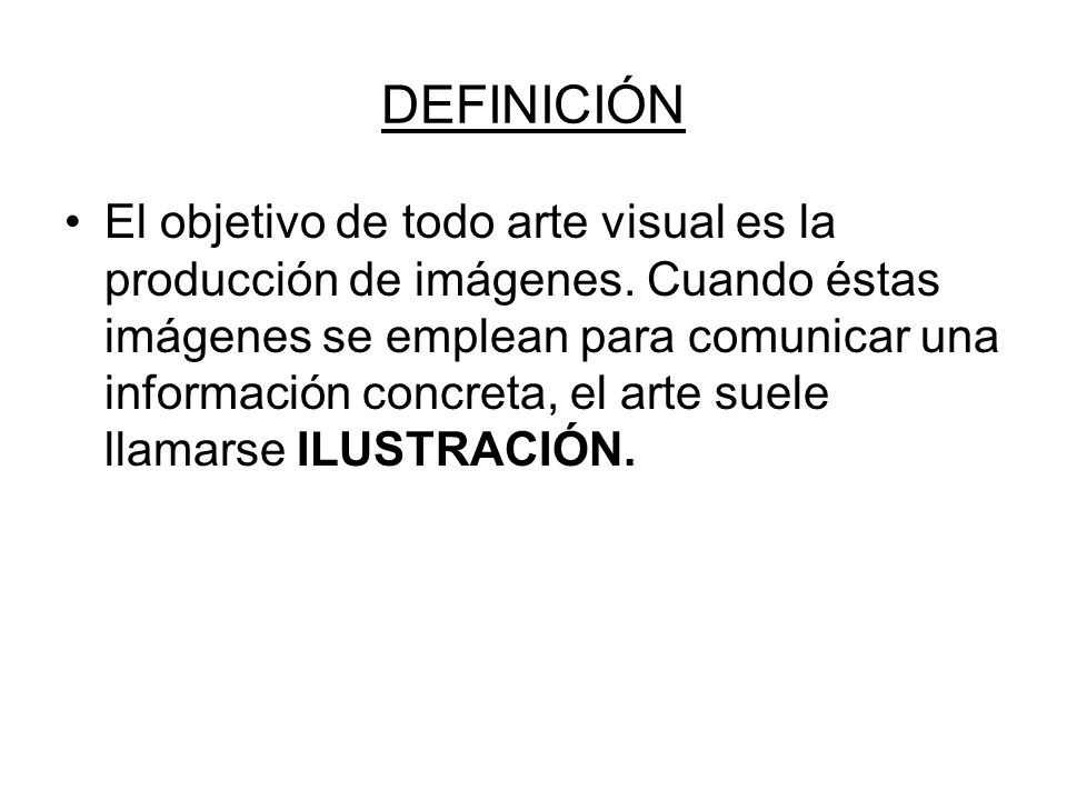 Definición de Visual