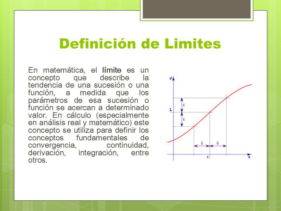 ¿Qué es un límite en cálculo diferencial?